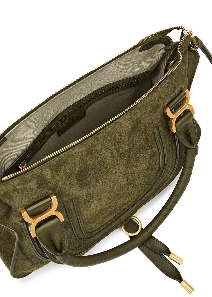 商品Chloé|Marcie medium suede shoulder bag,价格¥12343,第4张图片详细描述