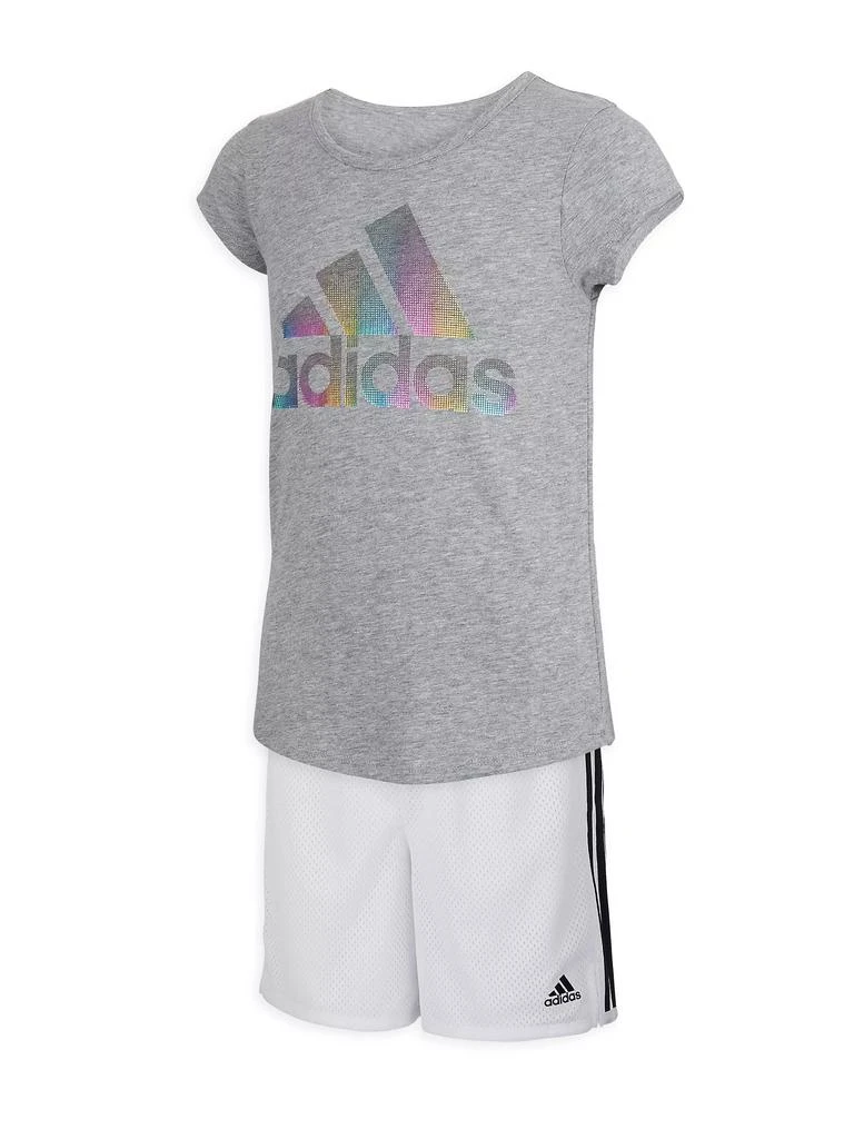 商品Adidas|Little Girl's & Girl's Ultimate Mesh Shorts,价格¥85,第2张图片详细描述