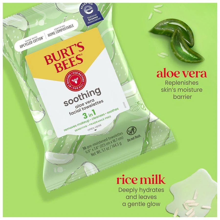 商品Burt's Bees|敏感肌专用柔肤清洁湿纸巾,价格¥57,第5张图片详细描述