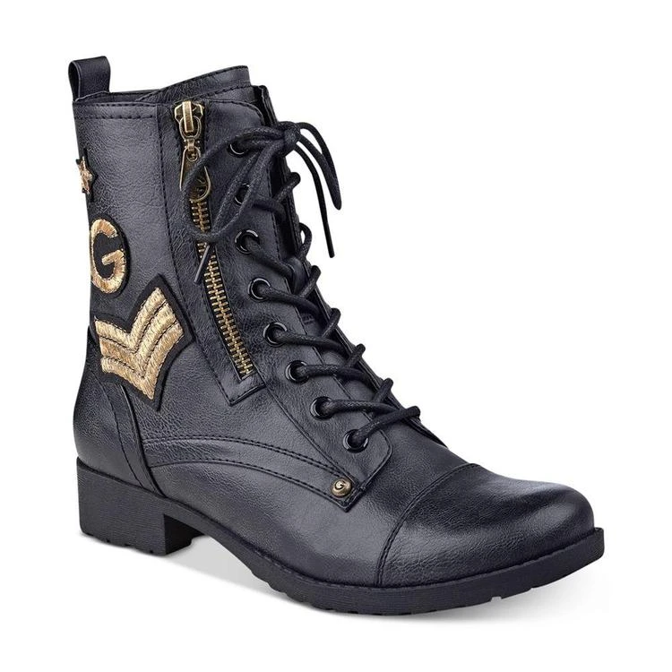 商品GUESS|Bronson Lace-Up Combat Boots,价格¥592,第2张图片详细描述