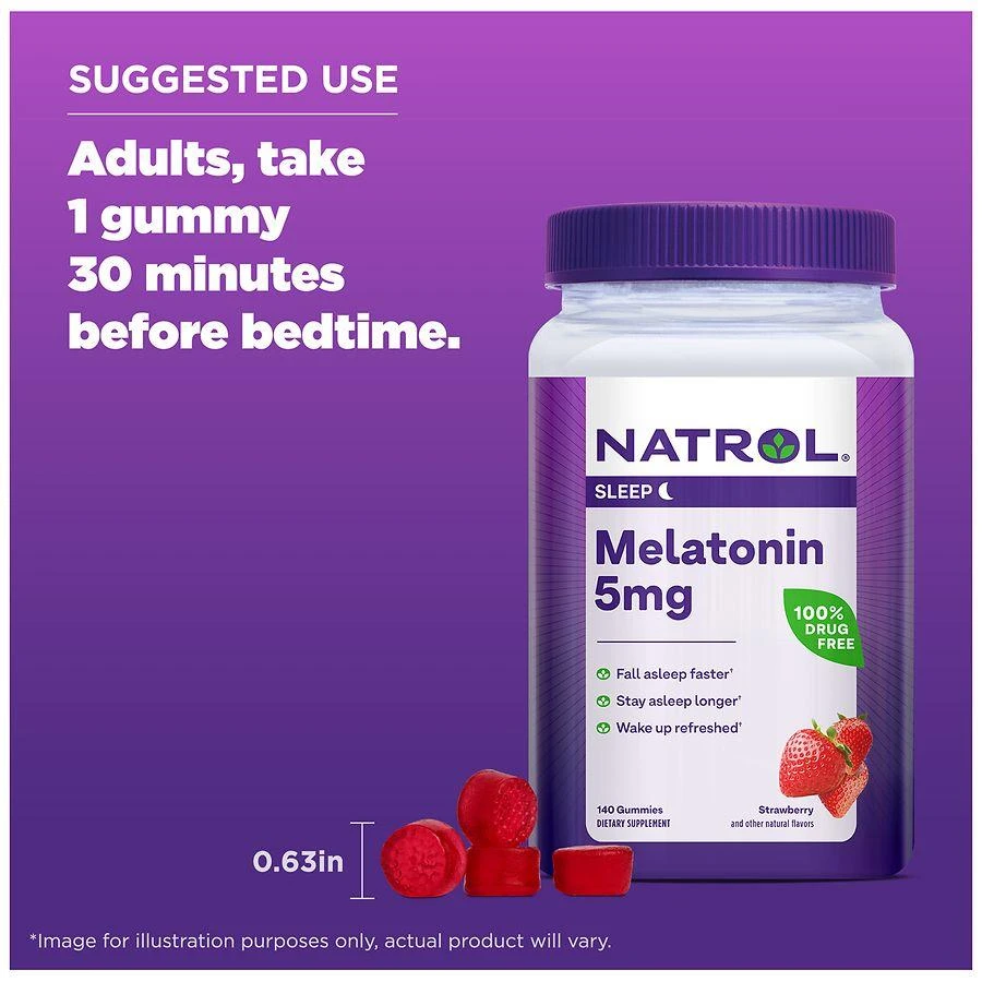 Melatonin 5 mg Gummies Strawberry 商品
