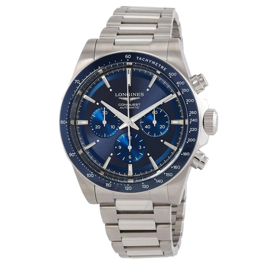 商品Longines|Conquest Chronograph Automatic Blue Dial Men's Watch L3.835.4.92.6,价格¥19415,第1张图片
