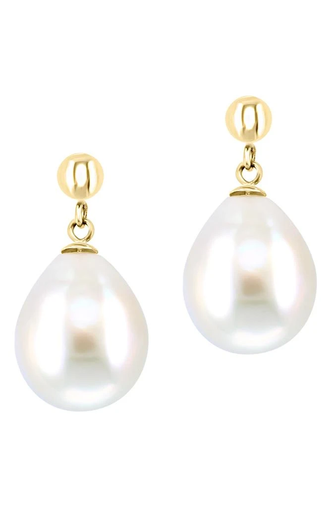 商品Effy|14K Gold 10-10.5mm Cultured Freshwater Pearl Drop Earrings,价格¥1650,第1张图片