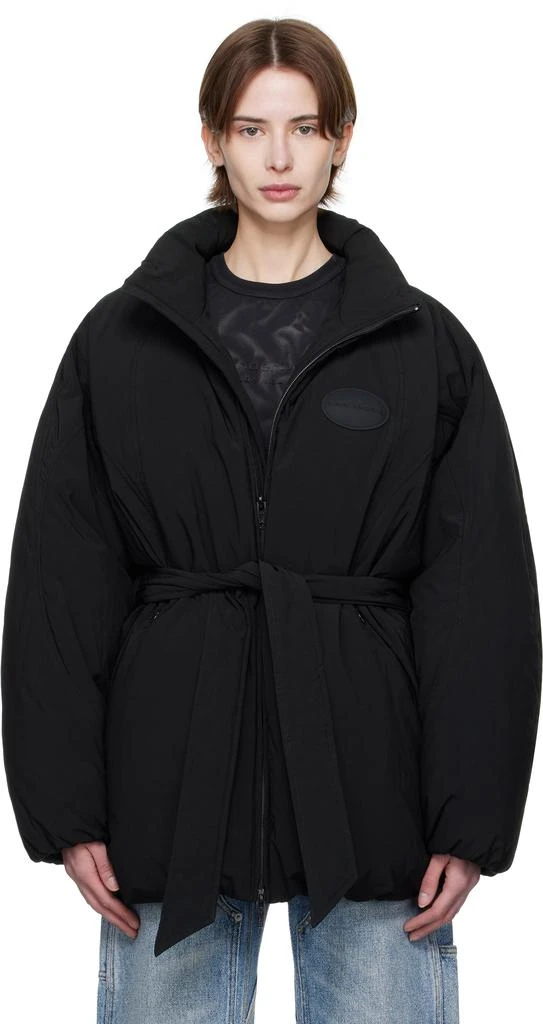 商品Alexander Wang|Black Dome Logo Patch Down Jacket,价格¥2025,第1张图片