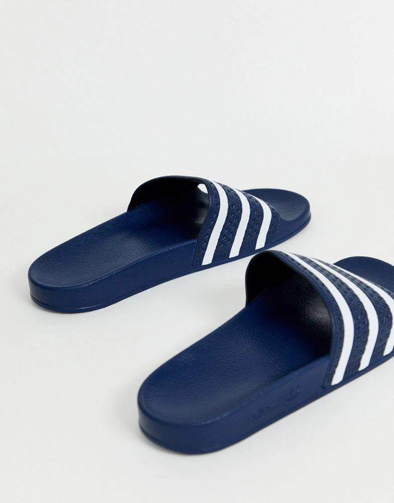 商品Adidas|adidas Originals Adilette sliders in navy,价格¥398,第3张图片详细描述