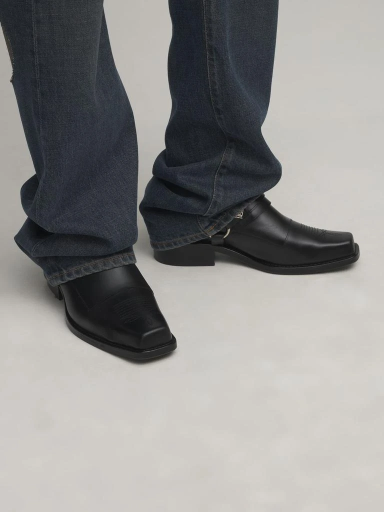 商品Toga Virilis|Leather Mule Boots W/buckles,价格¥2484,第2张图片详细描述