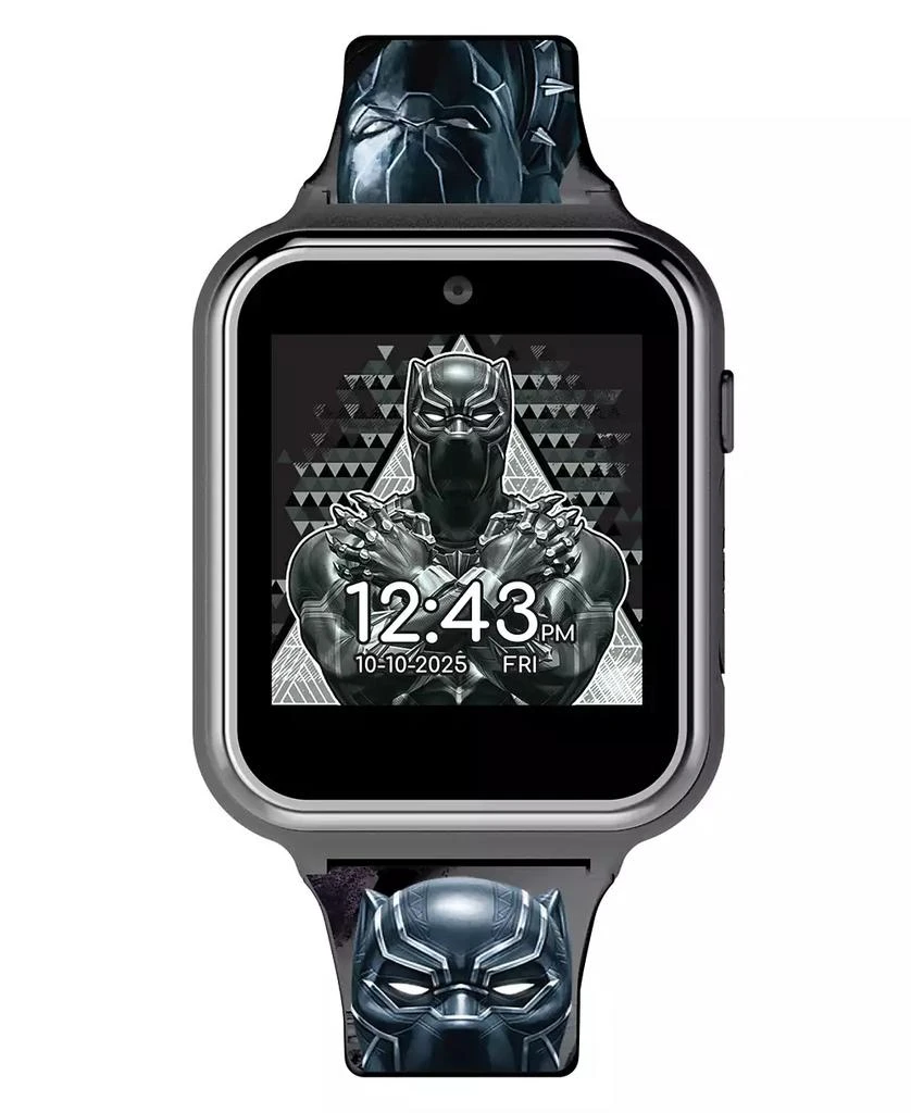 商品Marvel|Children's Black Panther Silicone Smart Watch 38mm,价格¥277,第1张图片