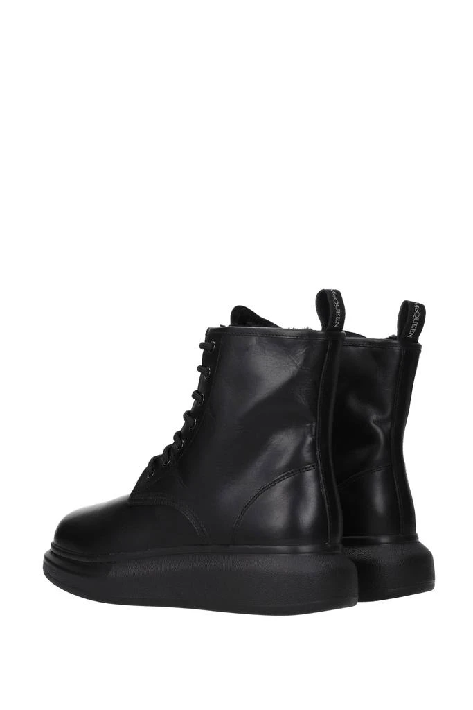 商品Alexander McQueen|Ankle Boot Leather Black,价格¥2624,第4张图片详细描述