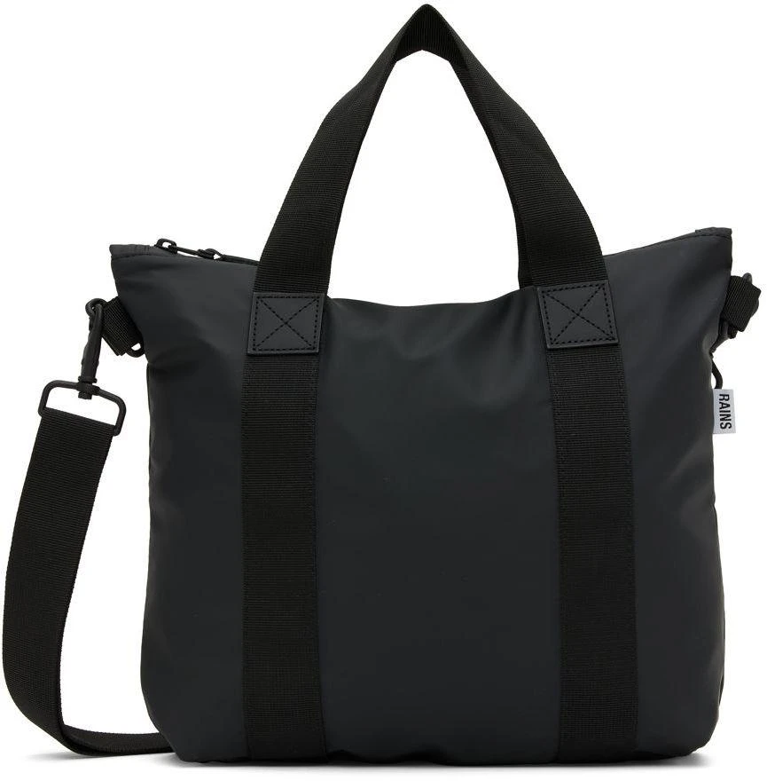 商品RAINS|Black Mini Classic Tote,价格¥252,第1张图片
