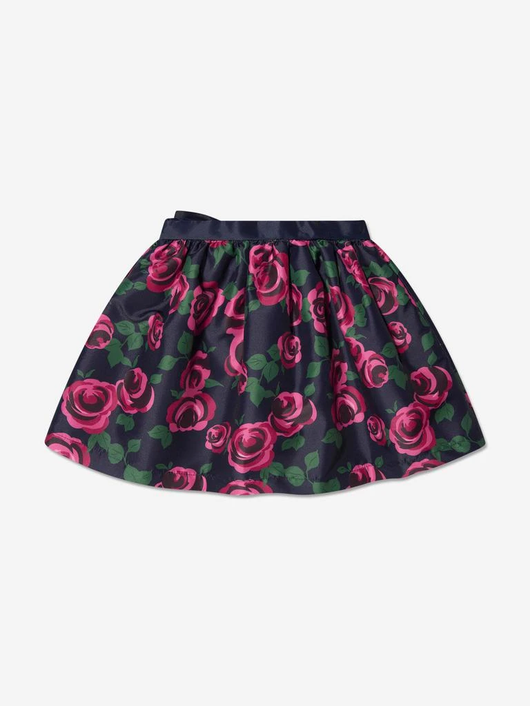商品Mama Luma|Mama Luma Navy Girls Rose Print Skirt,价格¥565,第4张图片详细描述