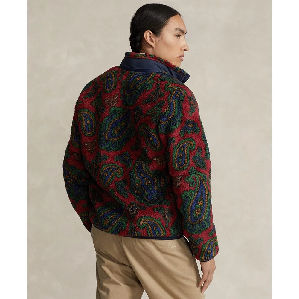 商品Ralph Lauren|Men's Paisley Fleece Jacquard Jacket,价格¥1556,第2张图片详细描述