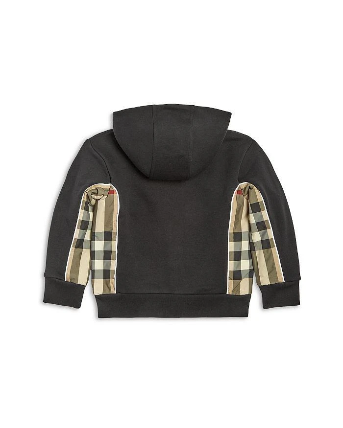 商品Burberry|Boys' Check Panel Cotton Hooded Jacket - Little Kid, Big Kid,价格¥2857,第2张图片详细描述