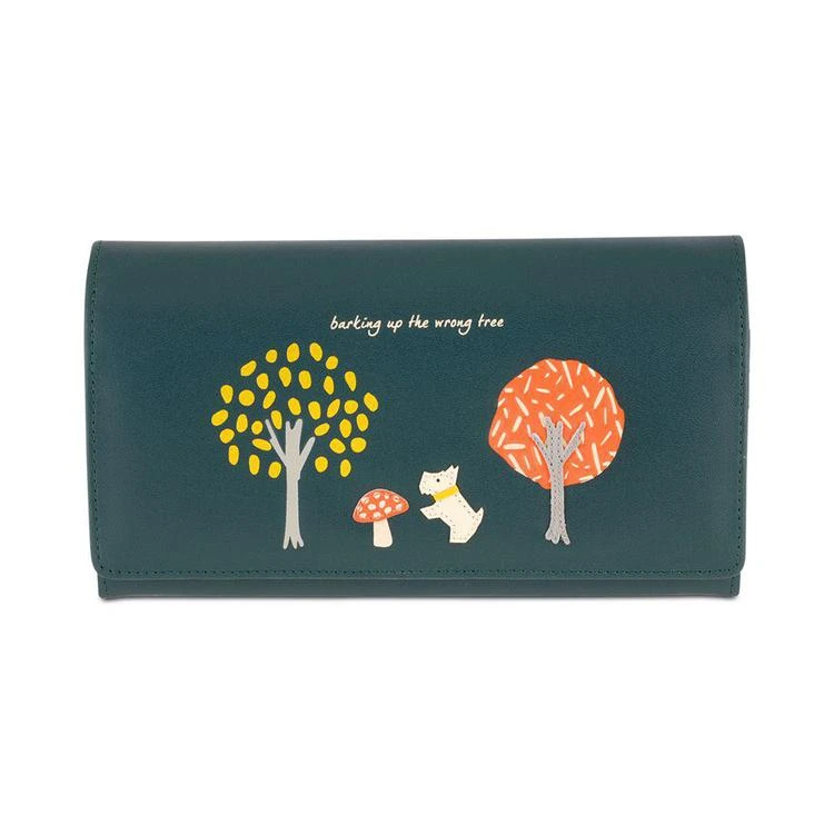 商品Radley|The Wrong Tree Large Flapover Matinee Wallet,价格¥423,第1张图片