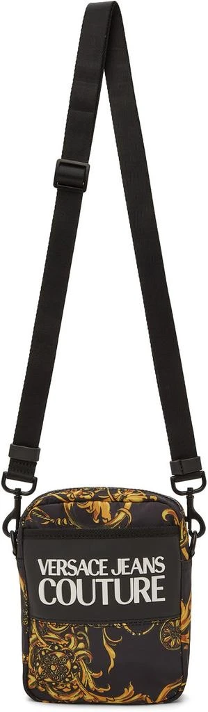 商品Versace|Black Range Logo Messenger Bag,价格¥824,第1张图片