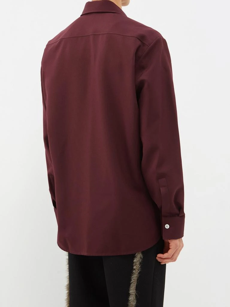商品Namacheko|Omaro faux-fur-trim overshirt,价格¥1676,第5张图片详细描述