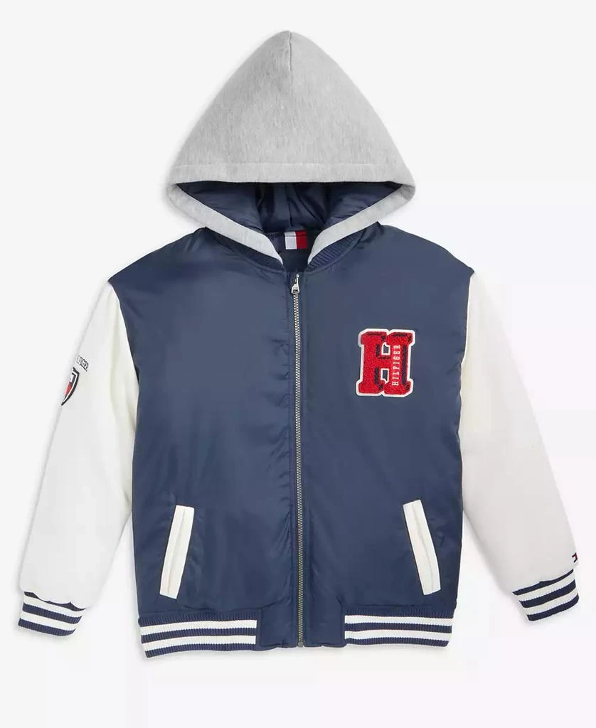 商品Tommy Hilfiger|Big Boys 8-20 Tommy Relaxed Fit Bomber Jacket,价格¥346,第2张图片详细描述