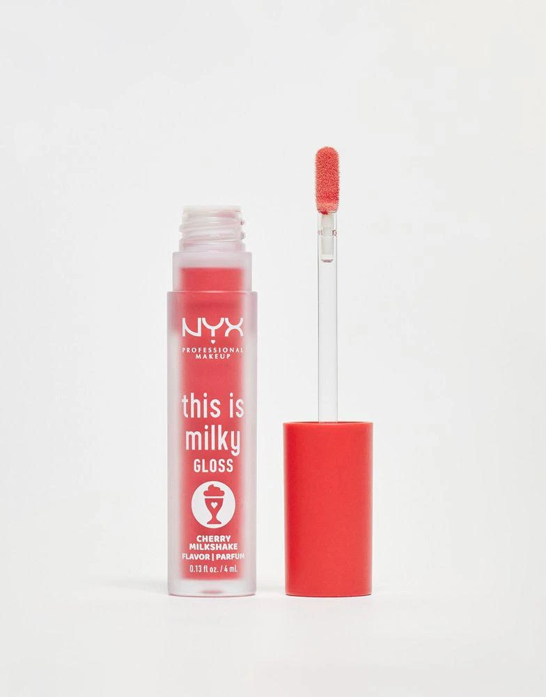 商品NYX Professional Makeup|NYX Professional Makeup This Is Milky Gloss Lip Gloss - Cherry Milk Shake,价格¥91,第1张图片