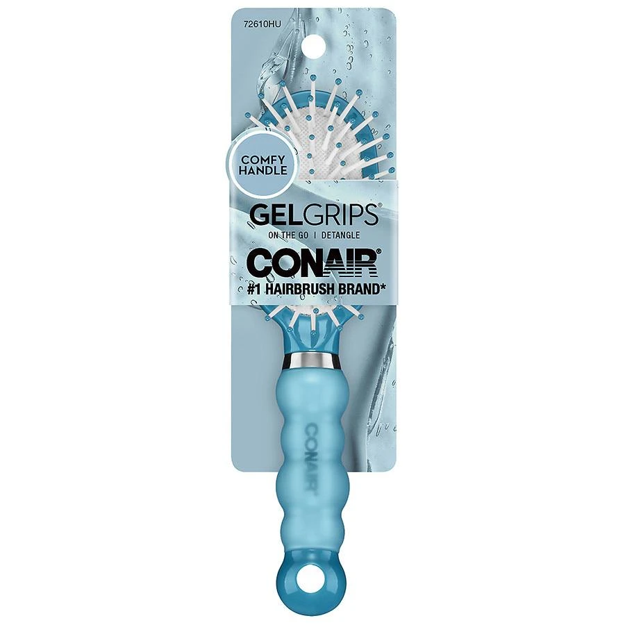 商品Conair|Gel Grips Mid-Size Nylon Bristle Cushion Hairbrush, Assorted Colors,价格¥51,第1张图片