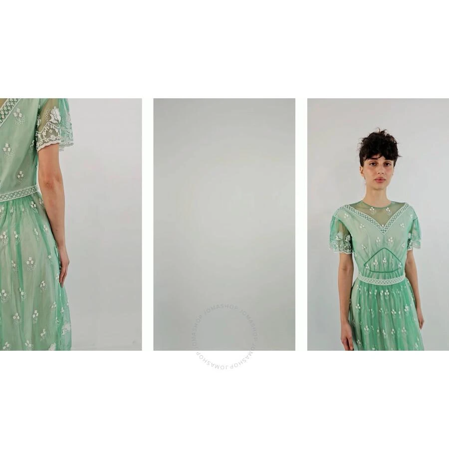 商品Burberry|Ladies Round-neck Embroidered-tulle Dress,价格¥2085,第3张图片详细描述