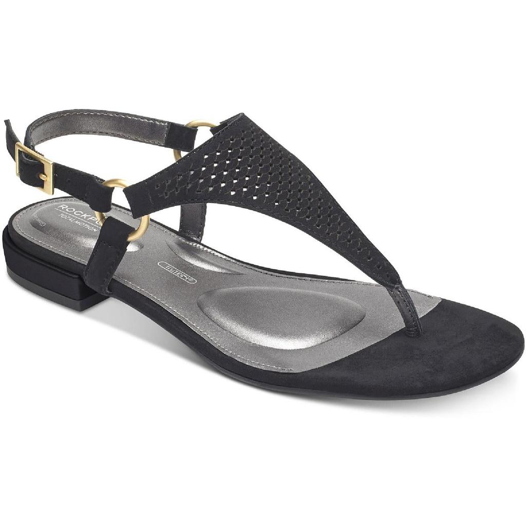 Rockport Womens Total Motion Zosia Leather Flip Flop Thong Sandals商品第1张图片规格展示