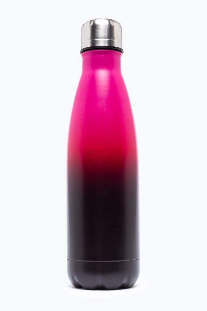 商品HYPE ACCESSORIES|HYPE UNISEX PINK BLACK FADE CREST WATER BOTTLE,价格¥166,第2张图片详细描述