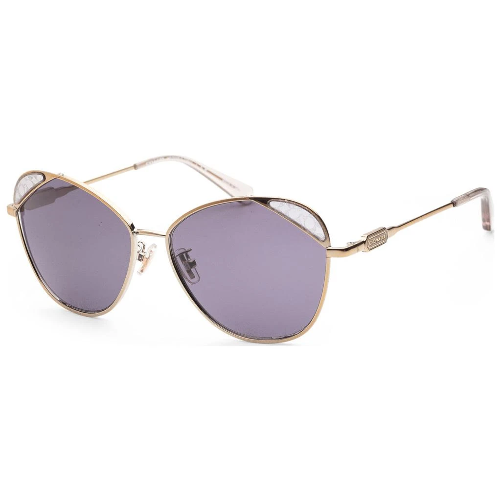 商品Coach|Coach Women's Light Gold Sunglasses,价格¥567,第1张图片