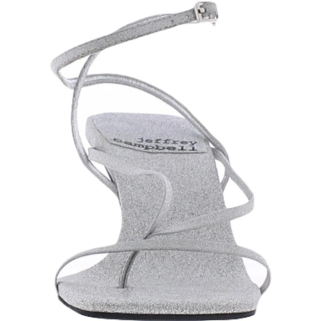 商品Jeffrey Campbell|Jeffrey Campbell Womens Fluxx Strappy Thong Kitten Heels,价格¥335,第3张图片详细描述