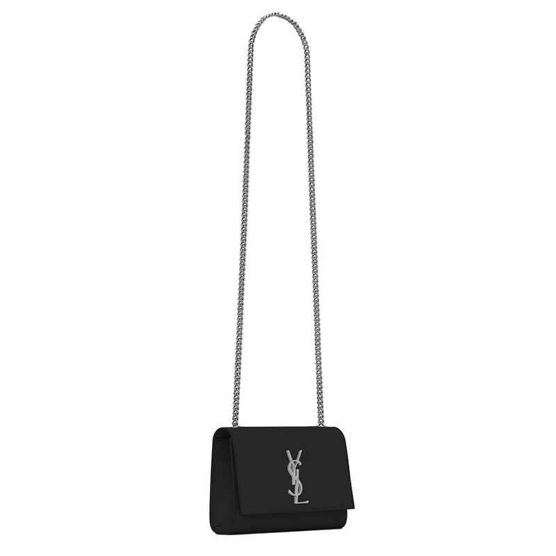 商品Yves Saint Laurent|【预售3-7天】YSL/圣罗兰 20 KATE系列 黑色粒面压纹小牛皮小号单肩斜挎包 469390BOW0N1000,价格¥13202,第4张图片详细描述