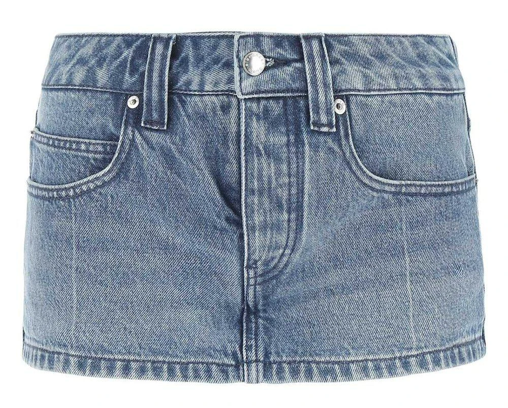 商品Alexander Wang|Alexander Wang Raver Mini Denim Skirt,价格¥1432,第1张图片