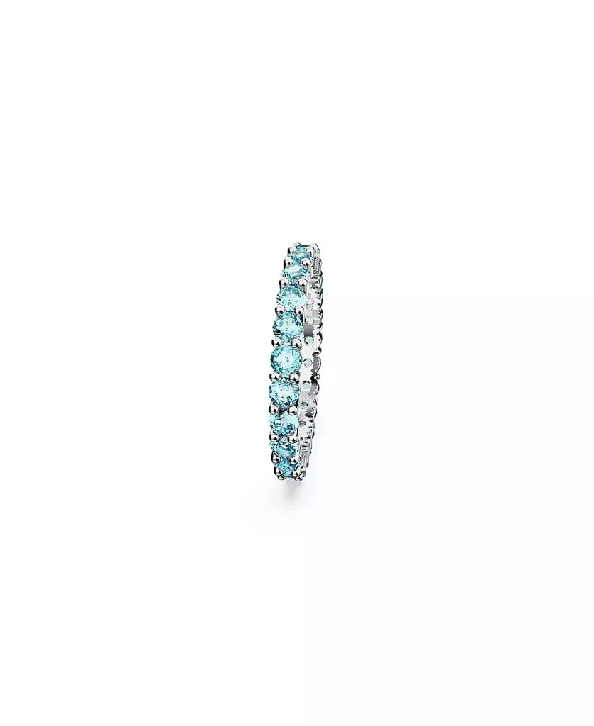 商品Swarovski|Crystal Round Cut Blue Matrix Ring,价格¥890,第3张图片详细描述