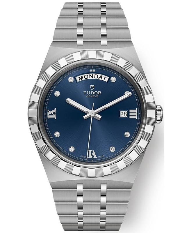 Tudor Royal Blue Diamond Dial Stainless Steel Unisex Watch M28600-0006商品第1张图片规格展示