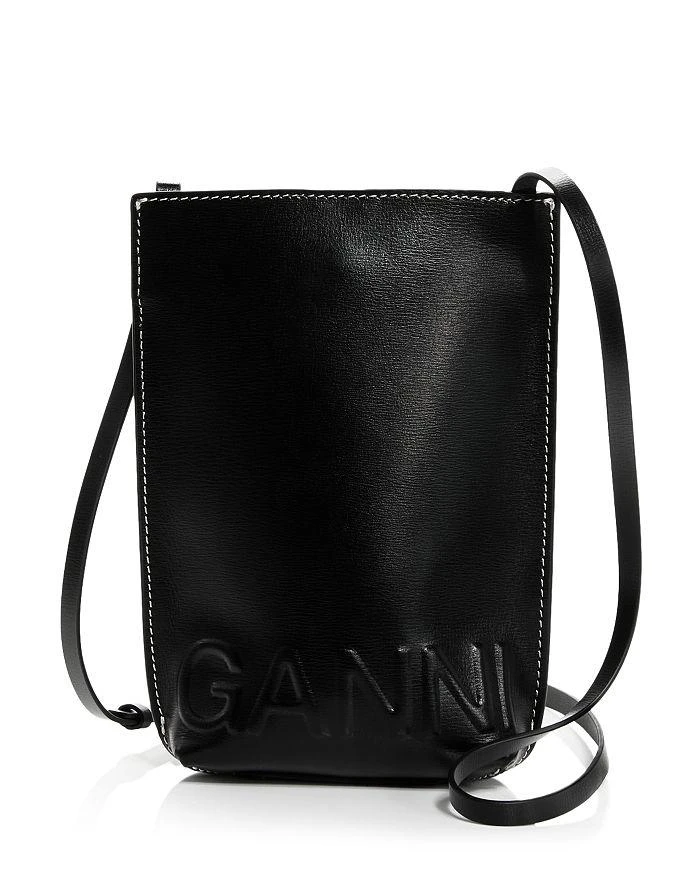 商品Ganni|Recycled Leather Mini Crossbody,价格¥738,第1张图片