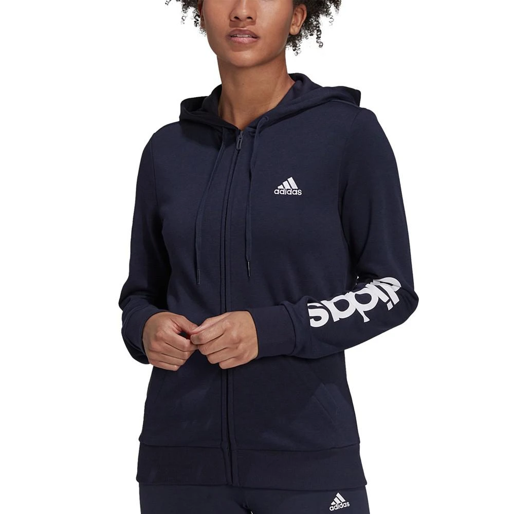 商品Adidas|Women's Essentials Logo Full-Zip Hoodie,价格¥424,第1张图片