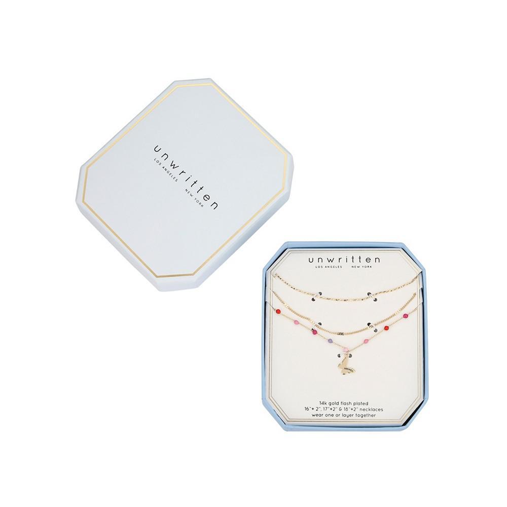 商品Unwritten|14K Gold Flash-Plated Butterfly  Necklace Set,价格¥215,第5张图片详细描述