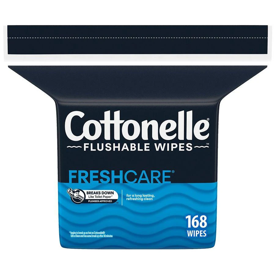 商品Cottonelle|Flushable Wet Wipes, Refill Pack,价格¥75,第1张图片