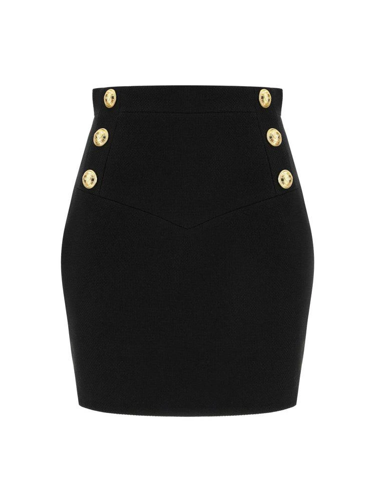 商品Balmain|Balmain Buttoned Mini Skirt,价格¥3936,第1张图片