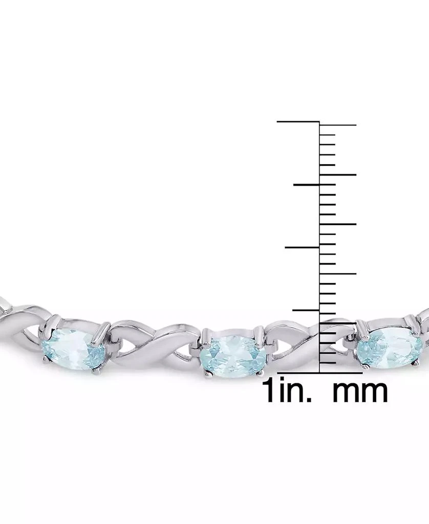 商品Macy's|Amethyst Bolo Bracelet (1-3/4 ct. t.w.) in Sterling Silver (Also in Blue Topaz, Sapphire & Simulated Opal),价格¥190,第4张图片详细描述