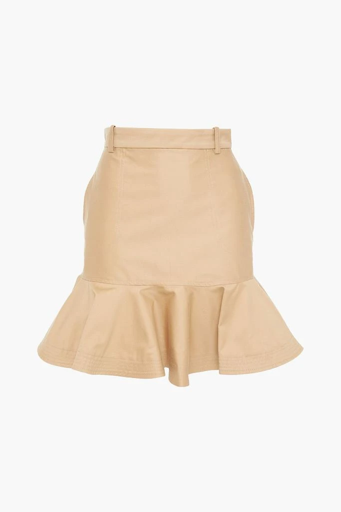 商品Sandro|Orla fluted cotton-twill mini skirt,价格¥443,第3张图片详细描述