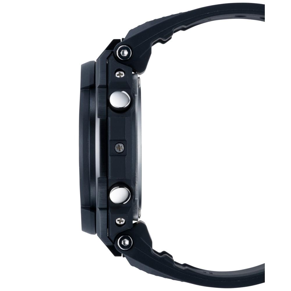 Men's Analog-Digital Black IP with Black Resin Strap G-Steel Watch 51x53mm GSTS100G-1B商品第3张图片规格展示