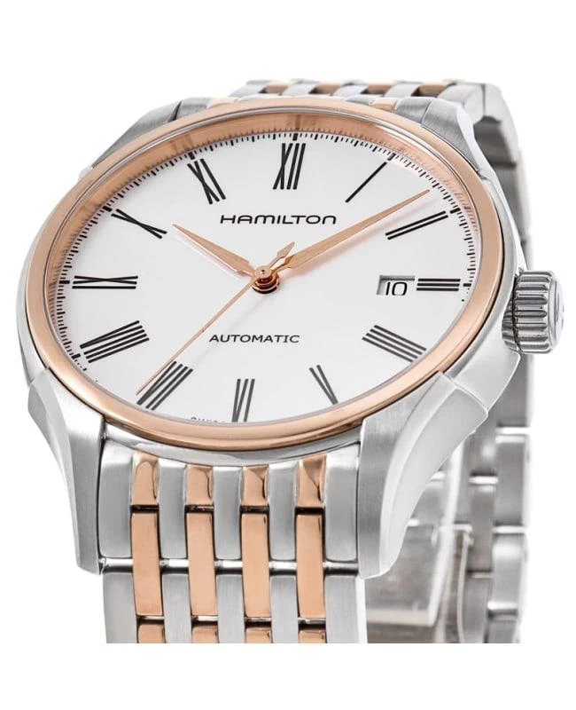 商品Hamilton|Hamilton American Classic Valiant Auto White Dial Two-Tone Steel Men's Watch H39525214,价格¥3961,第2张图片详细描述