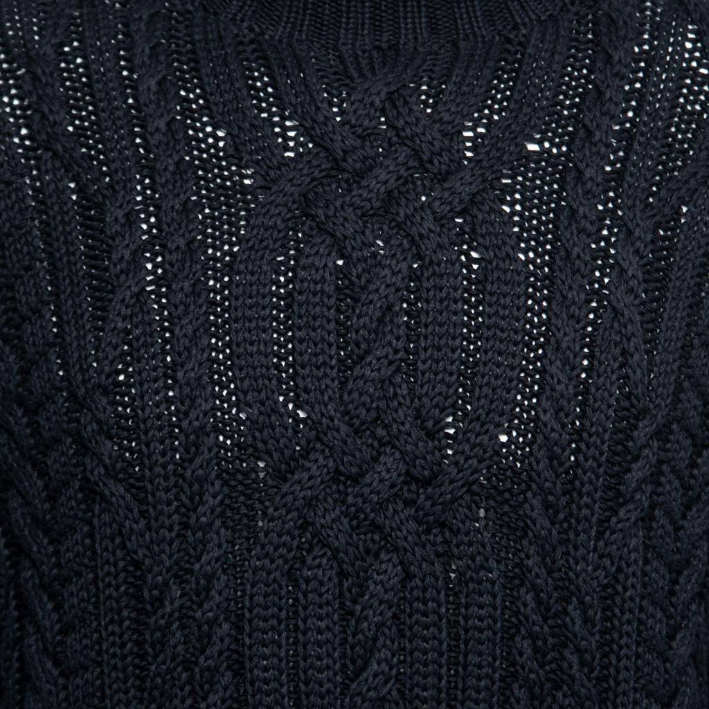 商品[二手商品] Ralph Lauren|Polo Ralph Lauren Navy Blue Cable Knit Long Sleeve Jumper XL,价格¥3346,第5张图片详细描述