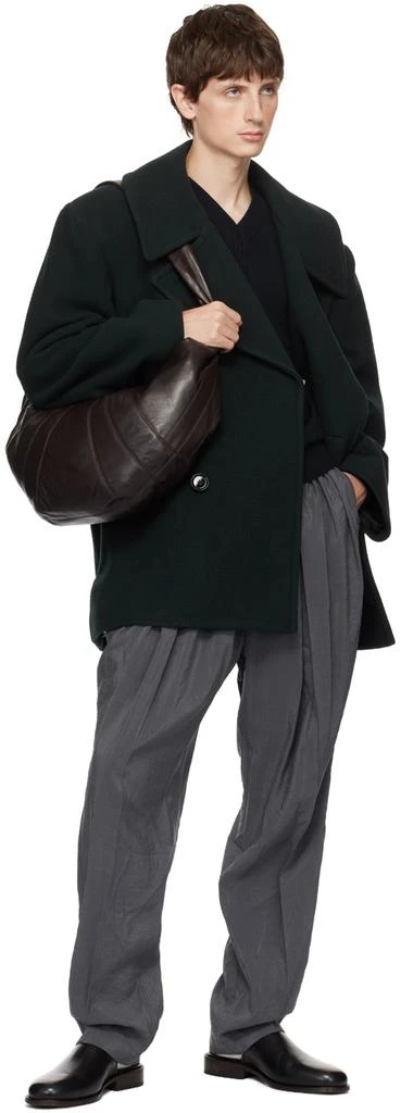 商品Lemaire|Green Maxi Peacoat,价格¥4853,第4张图片详细描述