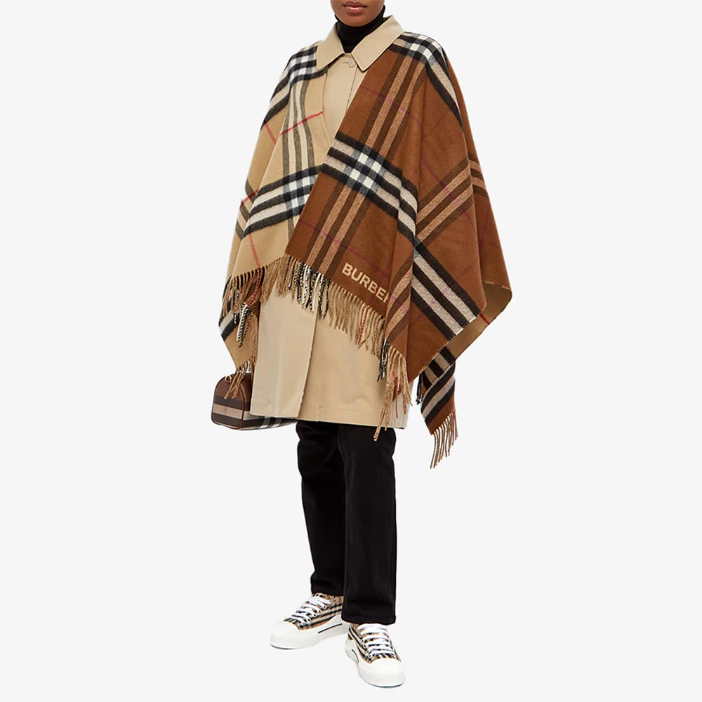 BURBERRY 拼色女士斗篷 8059406 商品