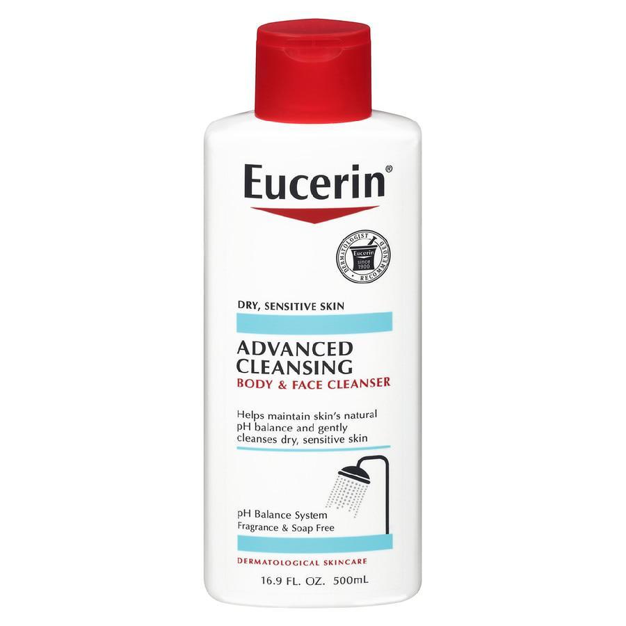 商品Eucerin|面部+身体二合一清洁乳,价格¥101,第1张图片