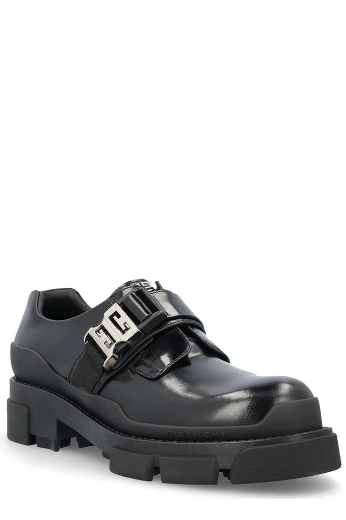 商品Givenchy|Givenchy 4G Clip Buckle Derby Shoes,价格¥8224,第2张图片详细描述