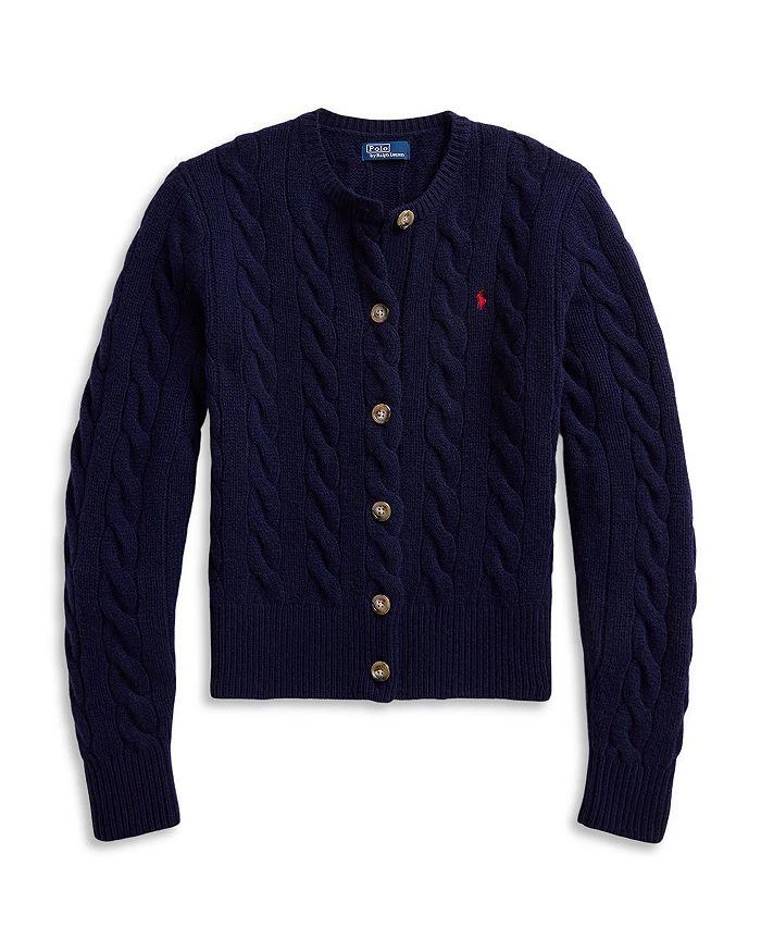 商品Ralph Lauren|Cable Knit Wool & Cashmere Cardigan,价格¥1846,第5张图片详细描述