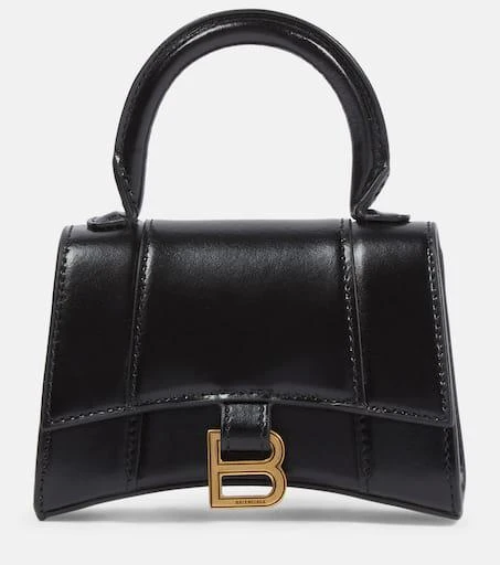 商品Balenciaga|Hourglass Mini leather crossbody bag,价格¥9007,第1张图片