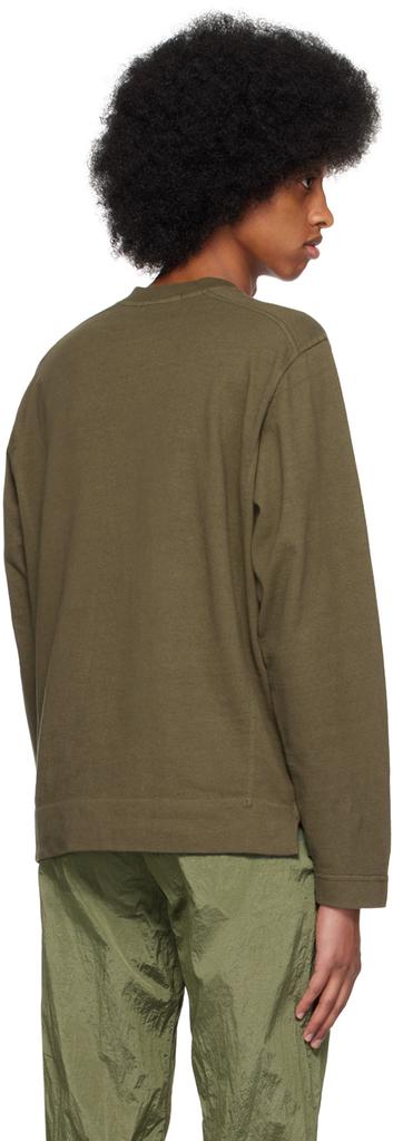 Green Patch Long Sleeve T-Shirt商品第3张图片规格展示
