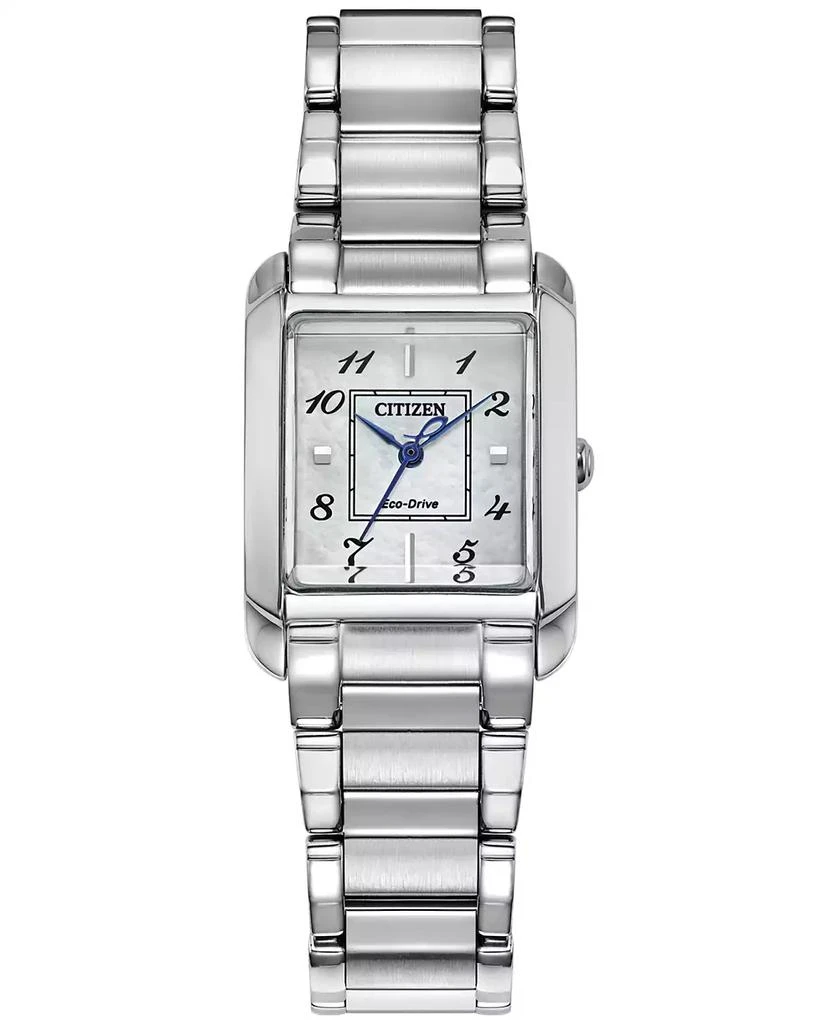 商品Citizen|Eco-Drive Women's Bianca Stainless Steel Bracelet Watch 28mm,价格¥2915,第1张图片