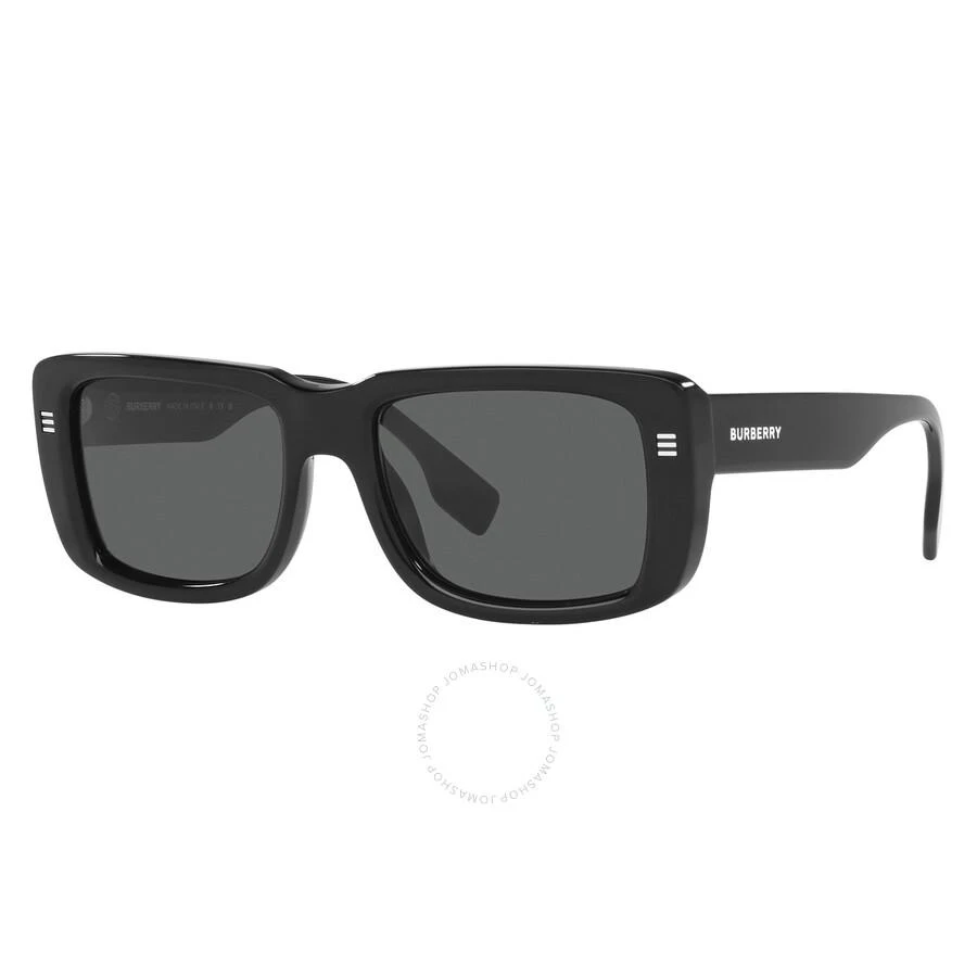 商品Burberry|Jarvis Dark Grey Rectangular Men's Sunglasses BE4376U 300187 55,价格¥968,第1张图片